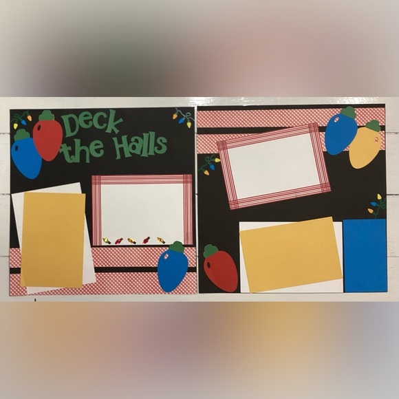 12x12 Pre-Made Christmas Scrapbook Pages (4 pages) - Picture 5 of 7